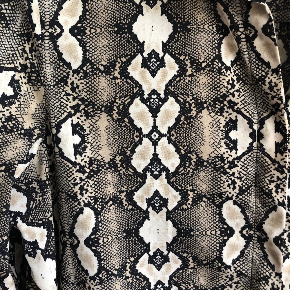 Brave Soul London Megan Snake Print Button Down - image 6